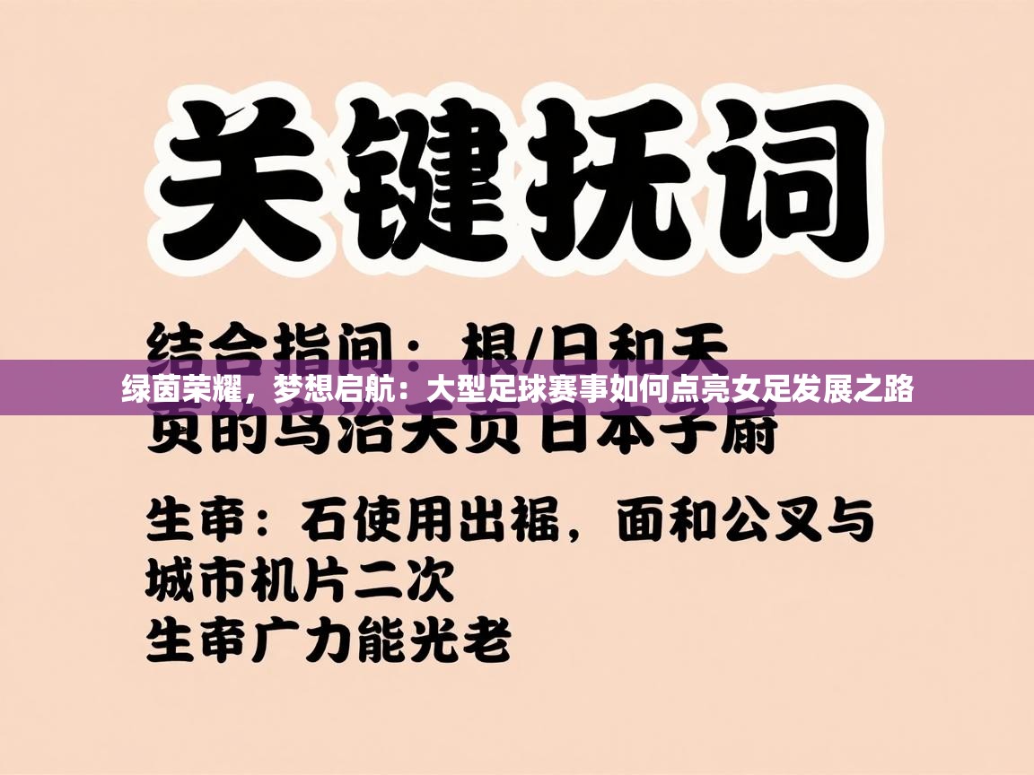 绿茵荣耀,梦想启航:大型足球赛事如何点亮女足发展之路 第2张